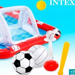 Centro de juegos hinchable Intex 470L con accesorios deportivos +3A multicolor 102x325x267 cm