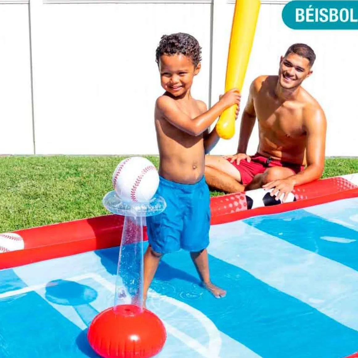 Centro de juegos hinchable Intex 470L con accesorios deportivos +3A multicolor 102x325x267 cm