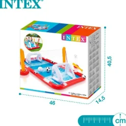 Centro de juegos hinchable Intex 470L con accesorios deportivos +3A multicolor 102x325x267 cm