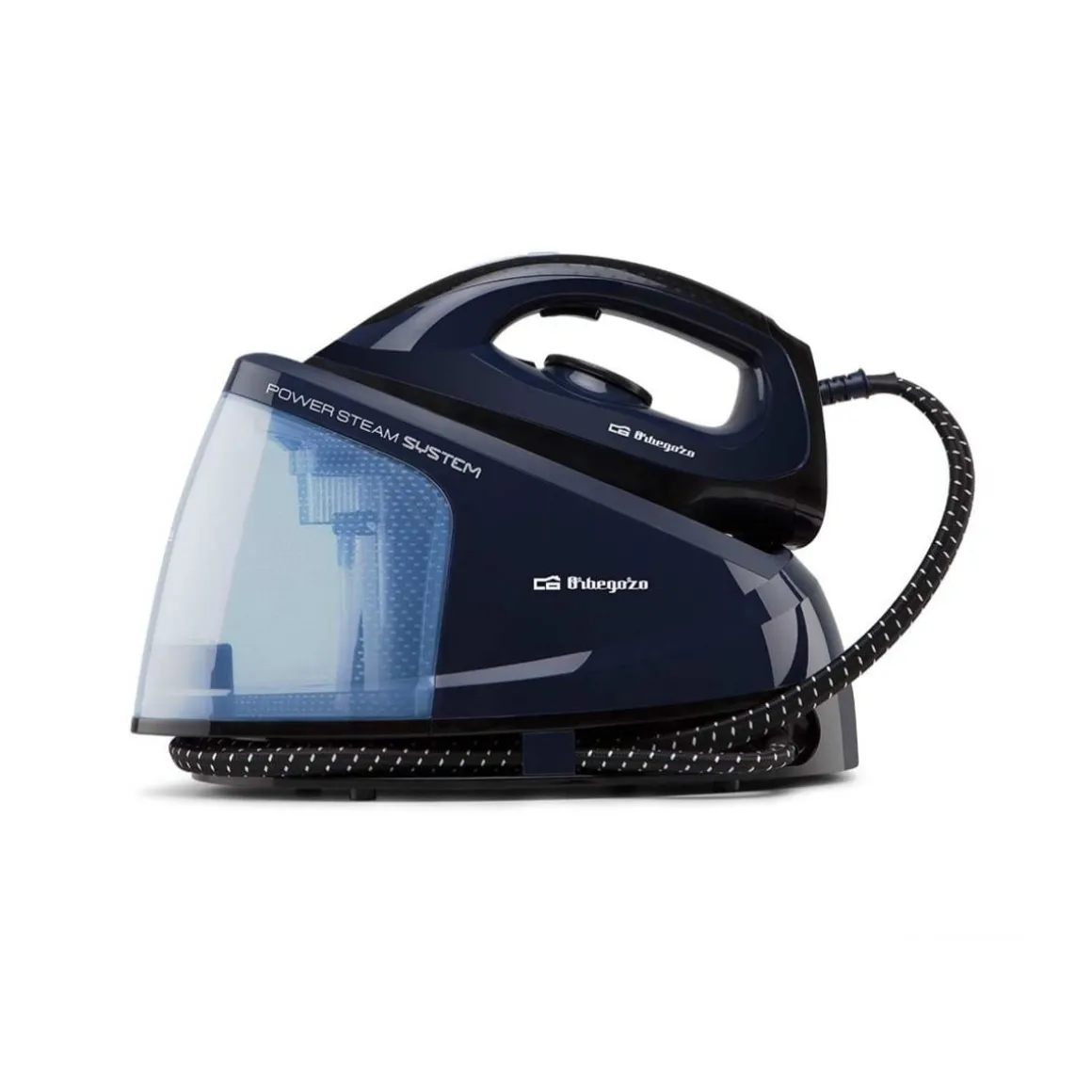 Centro de planchado Orbegozo VP8550 2400W con depósito XL 1,2L azul