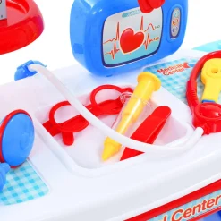 Centro médico de juguete 15 piezas y accesorios +36 meses multicolor