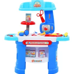 Centro médico de juguete 15 piezas y accesorios +36 meses multicolor