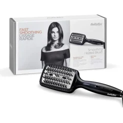 Cepillo alisador Babyliss Liss Brush HSB101E tecnología iónica negro