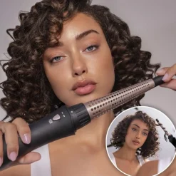 Cepillo de aire Cecotec Bamba CeramicCare 10in1 Styler 3 temperaturas 2 velocidades negro