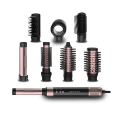 Cepillo de aire Cecotec CeramicCare AirGlam 1400W multifunción 110000 rpm control del calor