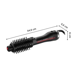 Cepillo secador Rowenta K/Pro Stylist Karl Lagerfeld giratorio negro/rojo