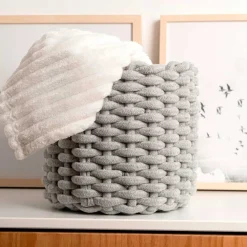 Cesta multiusos MOA Vinthera gris Ø21x23 cm