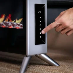 Chimenea eléctrica Cecotec ReadyWarm 7500 3in1 Total Flames 2000W 2 modos negro