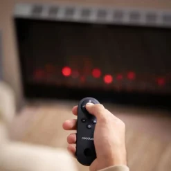 Chimenea eléctrica Cecotec ReadyWarm 7500 3in1 Total Flames 2000W 2 modos negro