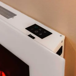 Chimenea Eléctrica Readywarm Curved Flames Connected