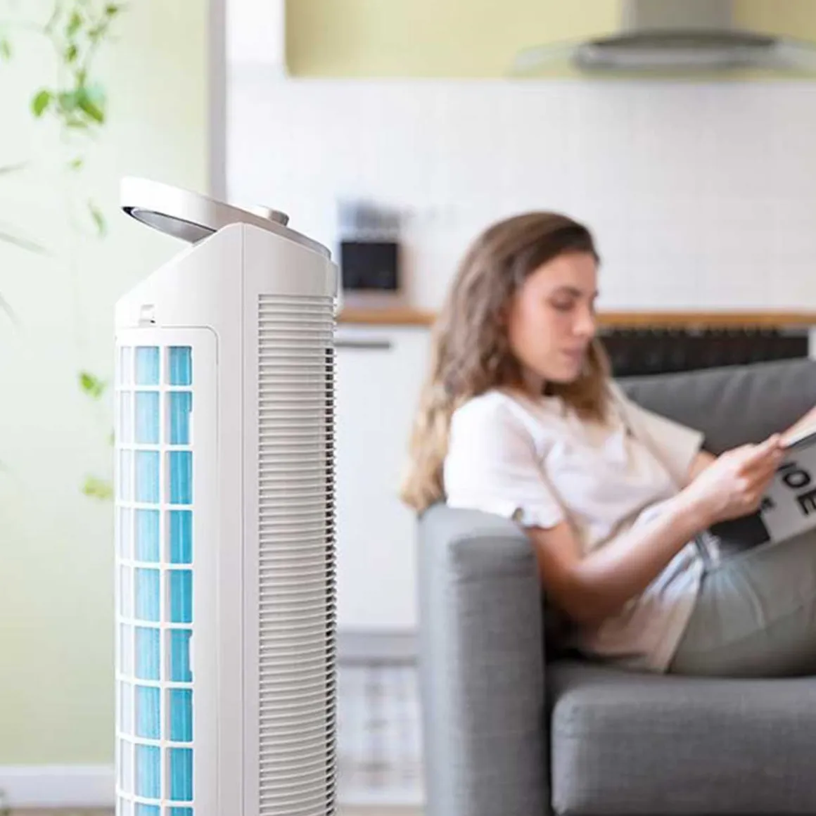 Climatizador evaporativo Cecotec EnergySilence 2000 Cool Tower blanco