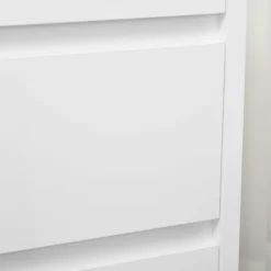 Cómoda Yap Homcom 4 cajones blanco/natural 75x70x37 cm
