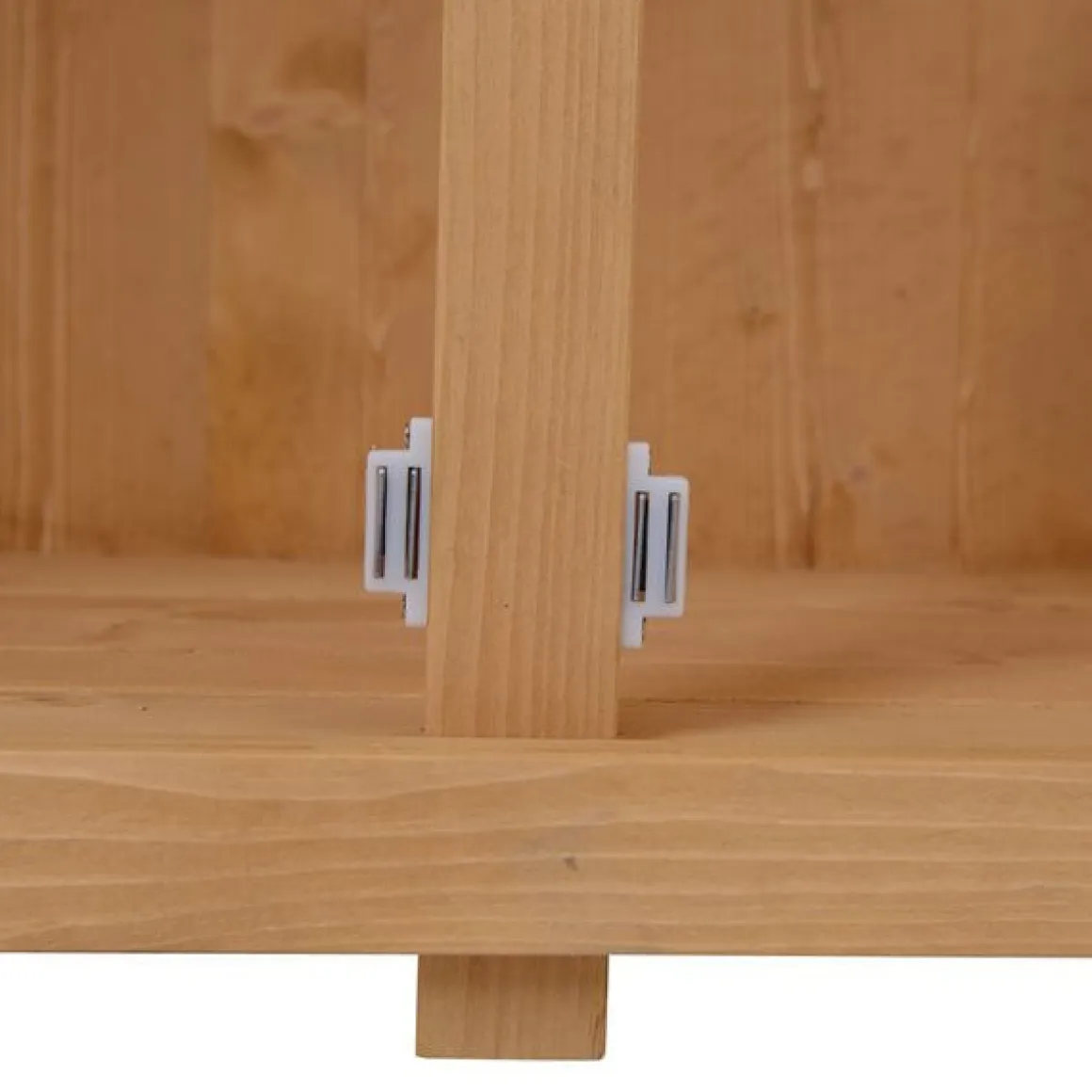Cobertizo Outsunny doble puerta con techo asfático natural 164x127,5x50 cm