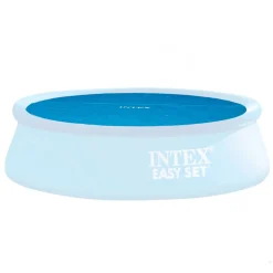 Cobertor circular Intex para piscinas Easy Set/Metal Frame azul Ø366 cm