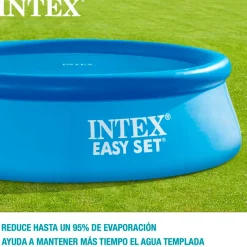 Cobertor circular Intex para piscinas Easy Set/Metal Frame azul Ø366 cm