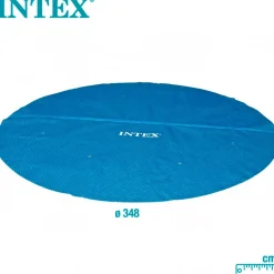 Cobertor circular Intex para piscinas Easy Set/Metal Frame azul Ø366 cm