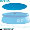 Cobertor circular Intex para piscinas Metal Frame y Easy Set azul Ø290 cm