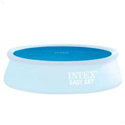 Cobertor circular Intex para piscinas Metal Frame y Easy Set azul Ø290 cm