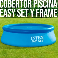 Cobertor circular Intex para piscinas Easy Set/Metal Frame azul Ø305 cm