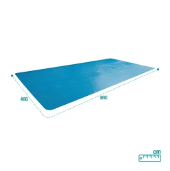 Cobertor rectangular Intex para piscinas Metal Frame azul 960x466 cm