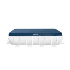 Cobertor rectangular Intex para piscinas Prisma azul oscuro 20x389x184 cm