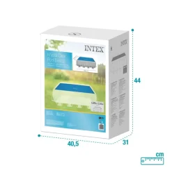 Cobertor rectangular Intex para piscinas Metal Frame azul 476x234 cm