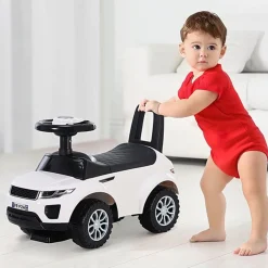 Coche correpasillos Homcom para bebé 12-36 meses blanco 41,5x62x28 cm