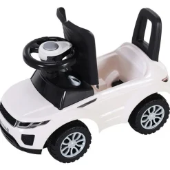 Coche correpasillos Homcom para bebé 12-36 meses blanco 41,5x62x28 cm