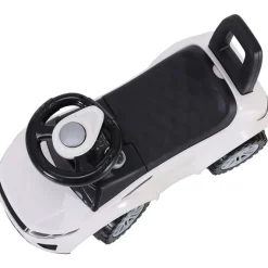 Coche correpasillos Homcom para bebé 12-36 meses blanco 41,5x62x28 cm