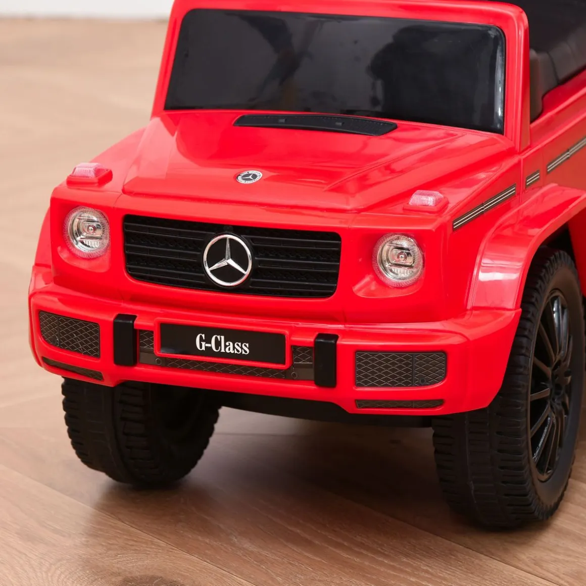 Coche correpasillos Mercedes G350 Homcom 3 en 1 +3A 95X85,5X40 cm