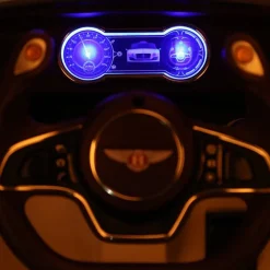 Coche eléctrico 2 modos de control con música +3 años 108x60x43 cm blanco