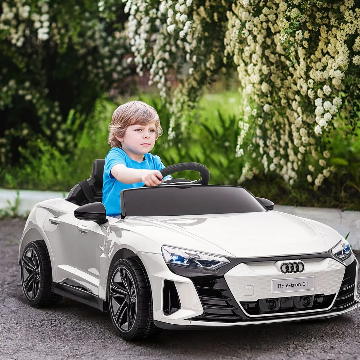 Coche eléctrico Audi RS e-tron GT Homcom con mando +3A 41x103x58 cm