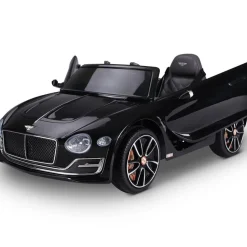 Coche eléctrico Bentley GT Homcom con luz y sonido +3A negro 43x60x108 cm