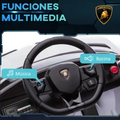 Coche eléctrico infantil Lamborghini Homcom con mando