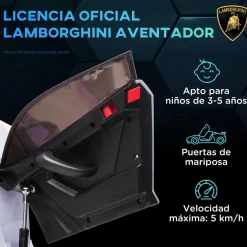 Coche eléctrico infantil Lamborghini Homcom con mando