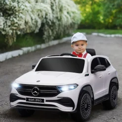 Coche eléctrico infantil Mercedes Benz EQA 12V con mando