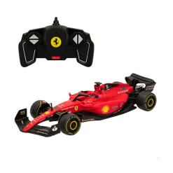 Coche teledirigido Ferrari F1 75 1:18 con luz +6A negro 6,5x31x11 cm