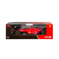 Coche teledirigido Ferrari F1-75 Rastar con mando +6A rojo 10x47x17 cm