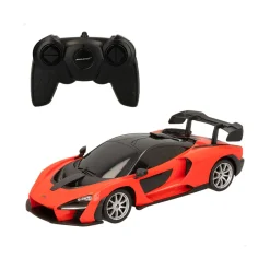 Coche teledirigido McLren Sena Rastar con mando +6A naranja negro 7x26x11 cm