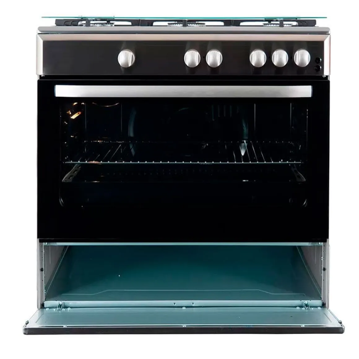 Cocina de gas con horno Infiniton CC9090HGCX inox 78x90x60 cm