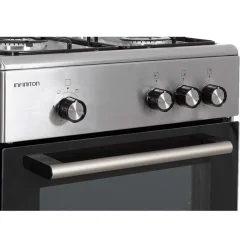 Cocina de gas con horno Infiniton CC57TAC 43L 3 fuegos inox 49 cm