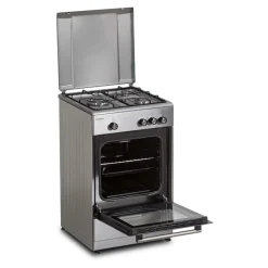 Cocina de gas con horno Infiniton CC57TAC 43L 3 fuegos inox 49 cm