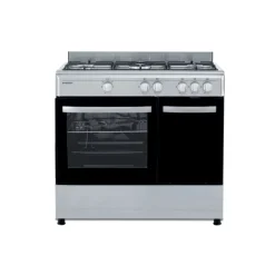 Cocina de gas con horno Infiniton CC9162XPB 5 fogones 60L inox 78x89x60 cm