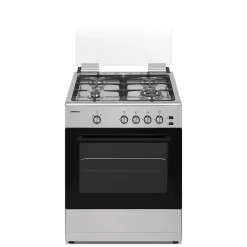 Cocina de gas con horno Infiniton CC61EHX 55L 4 fuegos A inox 59,8 cm