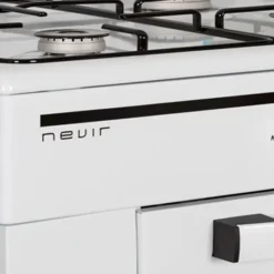 Cocina de gas Nevir NVR-CB4P 4 fuegos con portabombona blanco 50 cm
