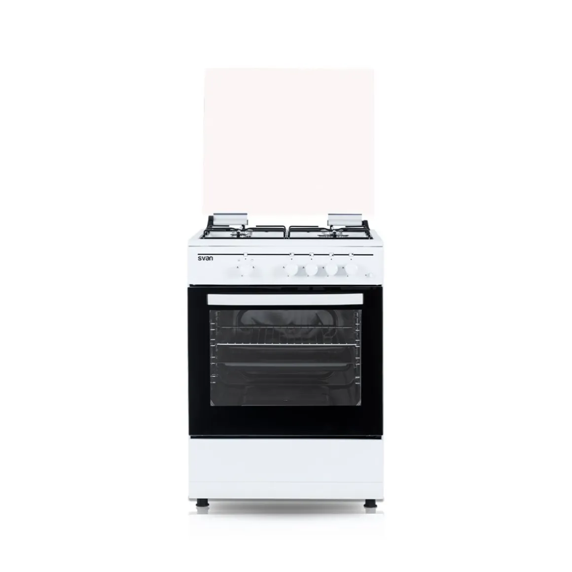 Cocina de gas Svan SKG4601 4 zonas 59L blanco 60 cm