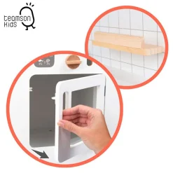 Cocina de juguete Teamson Kids estilo retro +3A blanco 49,5x55x30 cm