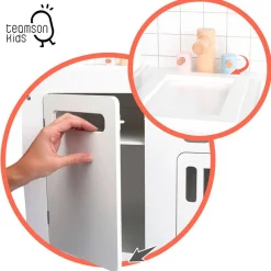 Cocina de juguete Teamson Kids estilo retro +3A blanco 49,5x55x30 cm