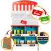 Cocinita 4 en 1 Woomax 25 accesorios +3A multicolor 109x60x40 cm
