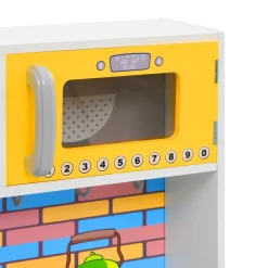 Cocinita de juguete estilo retro con almacenamiento +36 meses multicolor